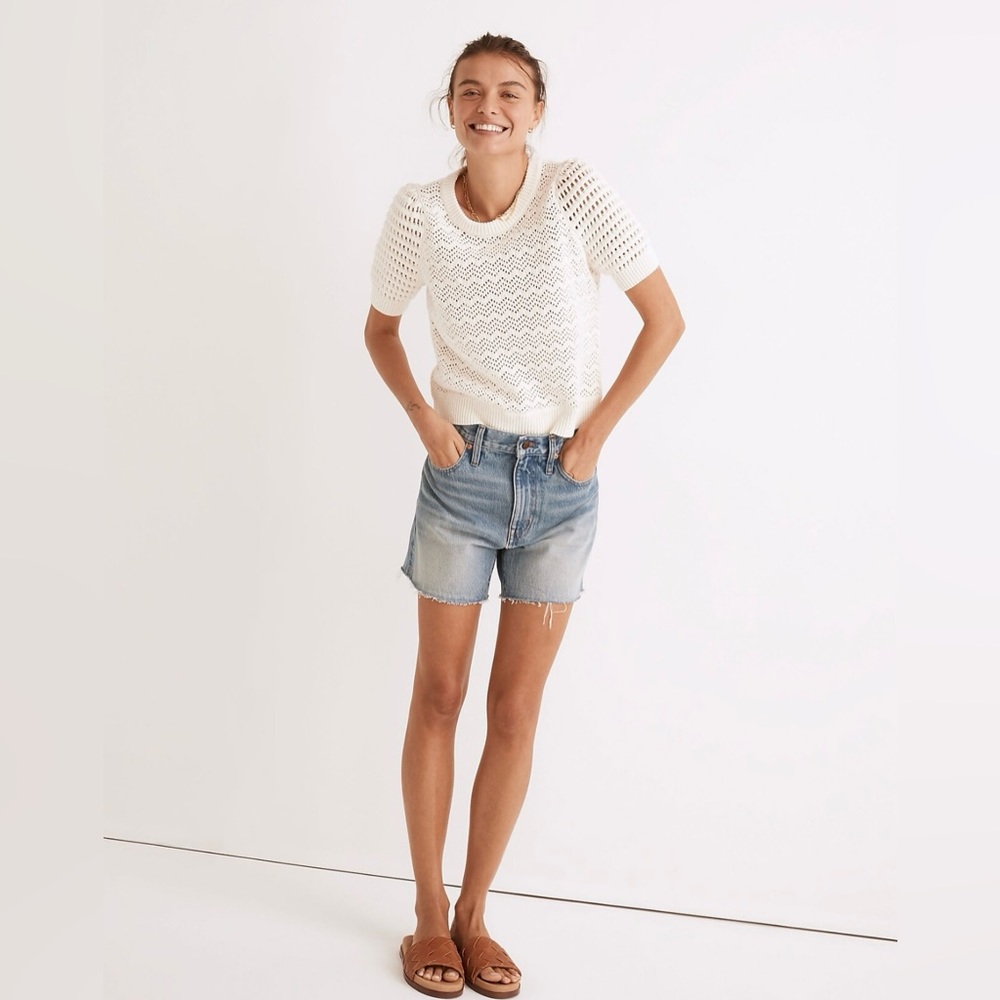 Madewell Mid-Length Denim Shorts